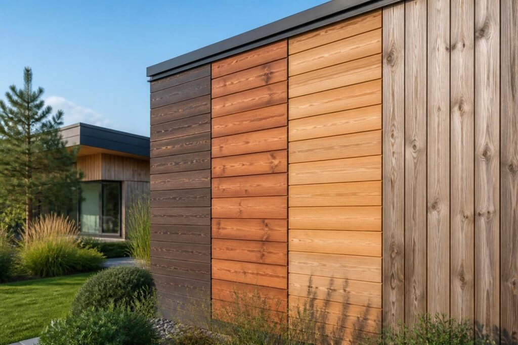 découvrez quelles essences de bois choisir pour un habillage mural extérieur durable et esthétique. conseils pour une façade en bois résistante aux intempéries.
