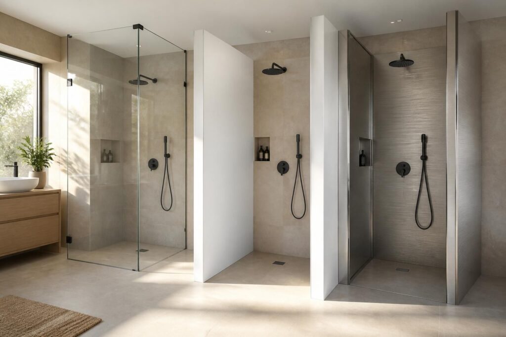 découvrez comment choisir la cloison idéale pour votre douche entre verre, pvc ou aluminium, en fonction de votre style, budget et besoins.