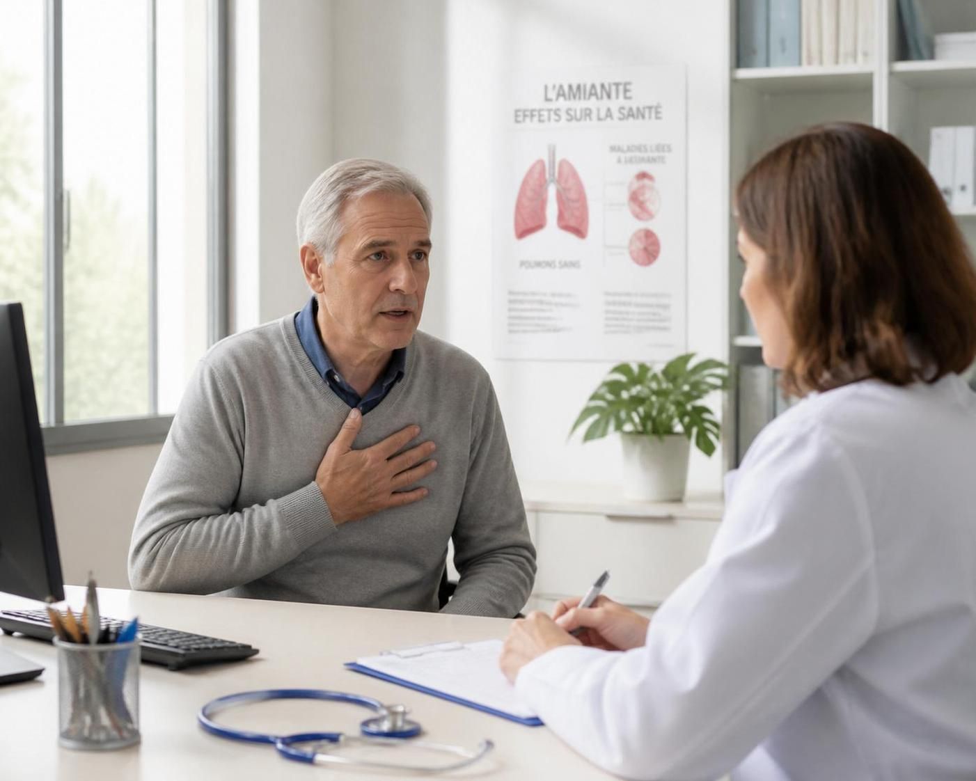 découvrez comment identifier les premiers symptômes de la maladie professionnelle liée à l'amiante pour agir rapidement et protéger votre santé.