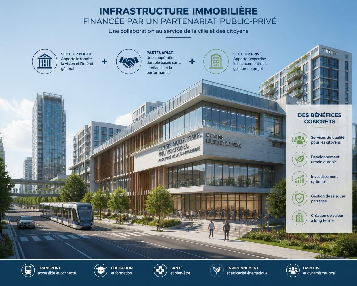 découvrez comment le partenariat public-privé (ppp) peut financer vos projets immobiliers efficacement sans augmenter votre budget, en optimisant les ressources et les risques.