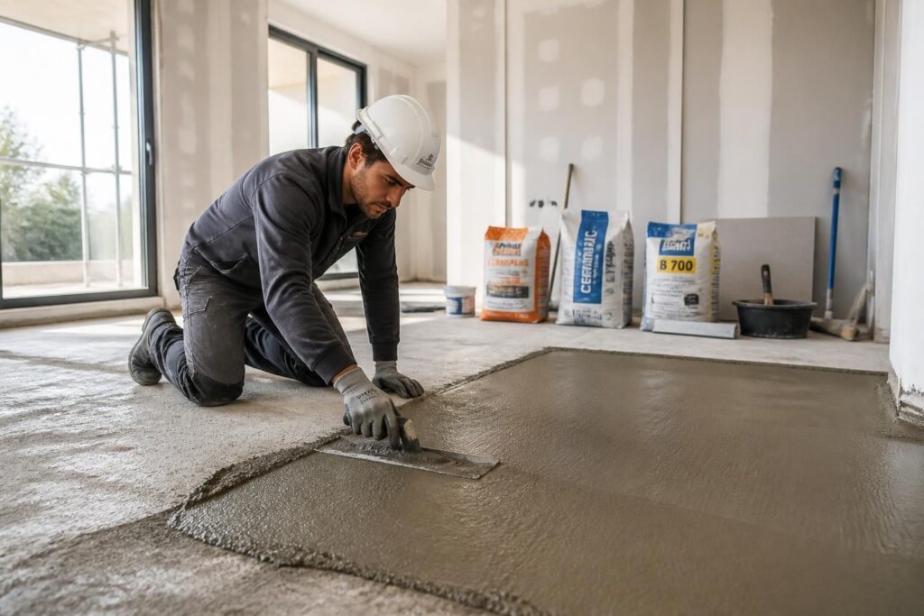 découvrez comment choisir la bonne chape pour carrelage afin d'assurer un sol durable, stable et parfaitement préparé pour votre revêtement.