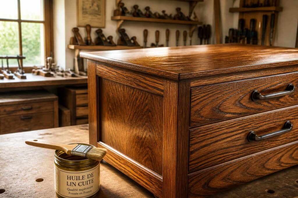 découvrez pourquoi l'huile de lin cuite est idéale pour protéger et embellir vos meubles en bois grâce à sa finition naturelle, durable et facile d'entretien.