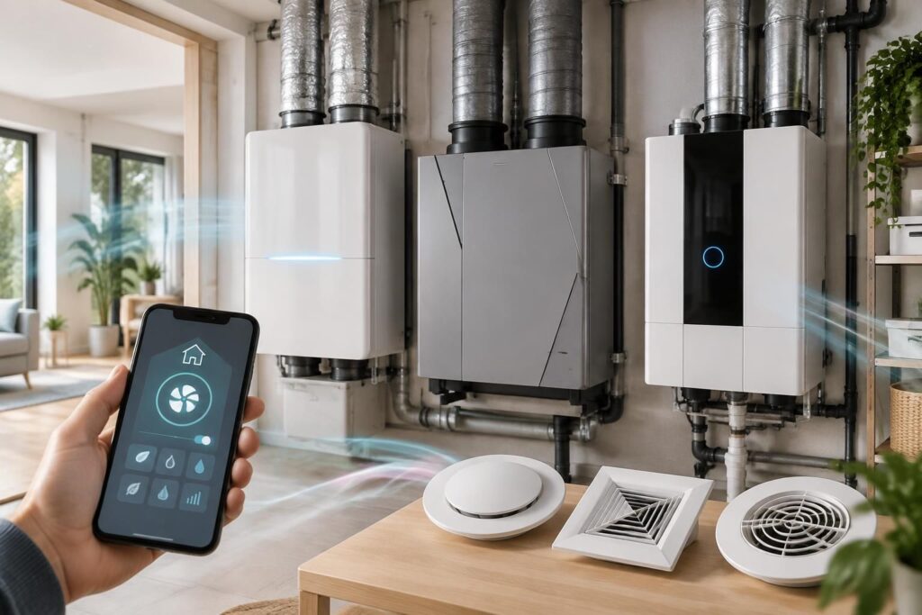 comparez les vmc intelligentes atlantic, aldes et renson : fonctionnalités, performances, confort et critères à considérer pour choisir le modèle adapté.